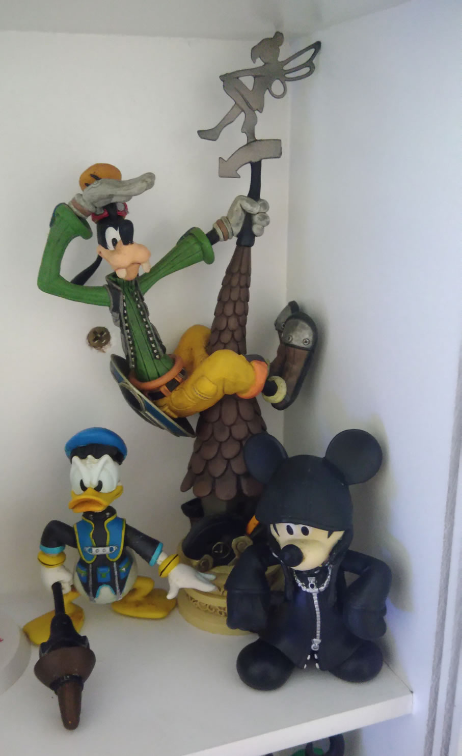Kingdom Hearts Mickey Donald Pateta Action Figure Set