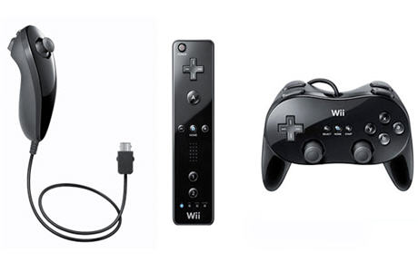 black wii controls