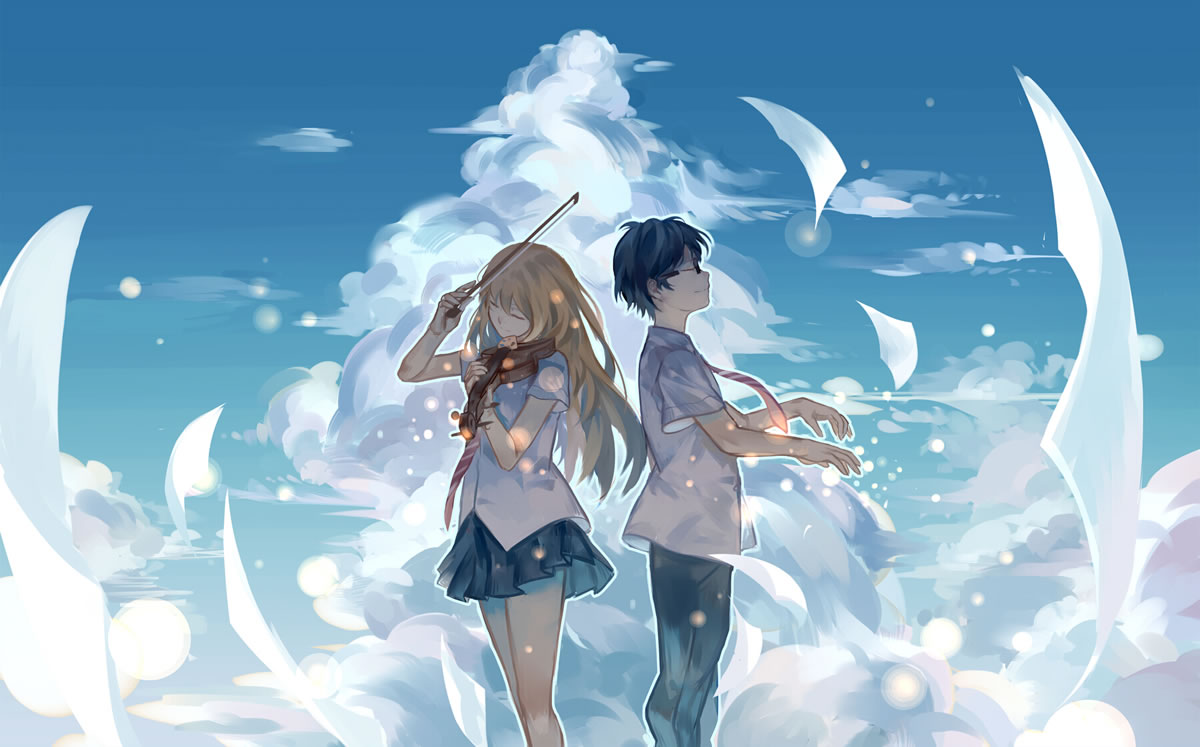 Anime: Shigatsu wa Kimi no Uso  Citações de anime, Otaku anime, Anime