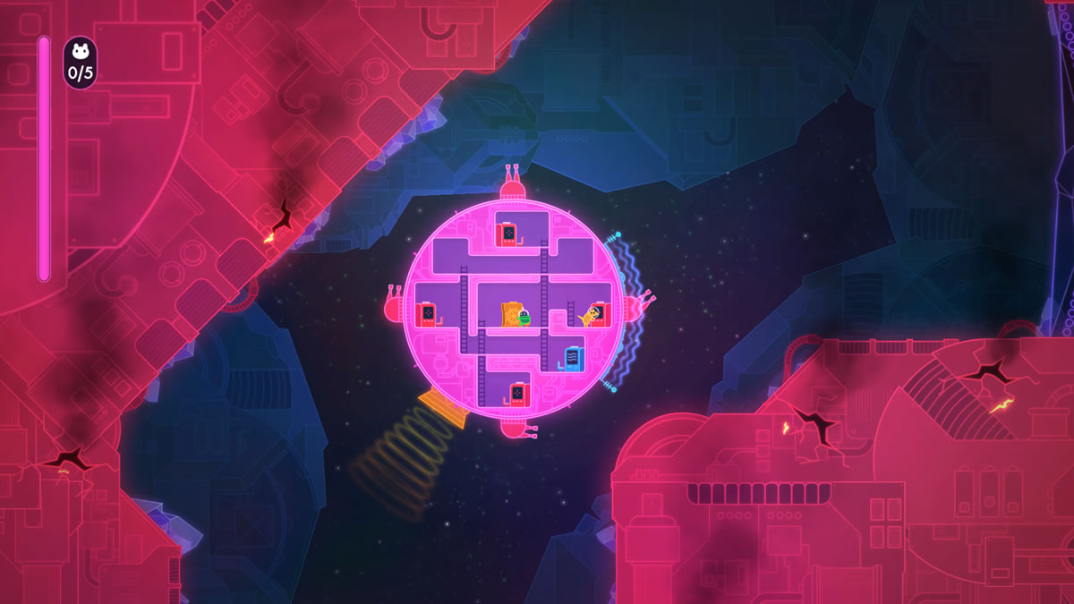 Lovers in a Dangerous Spacetime (3)