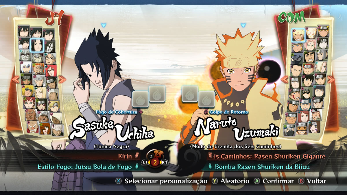 Naruto Storm 4 vai ter legendas e dublagem em português