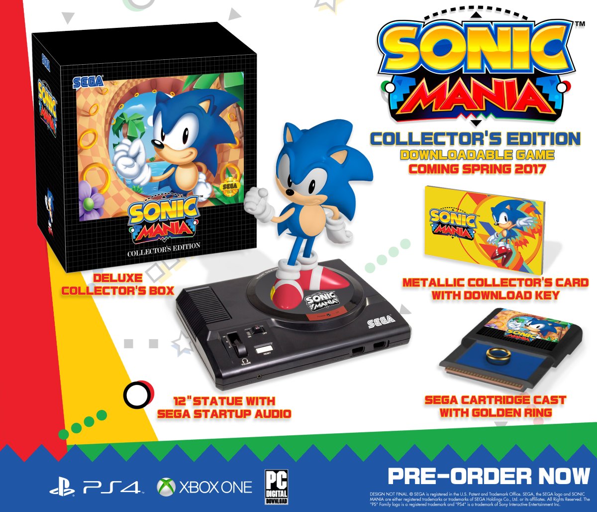Sonic Mania Edição de Colecionador
