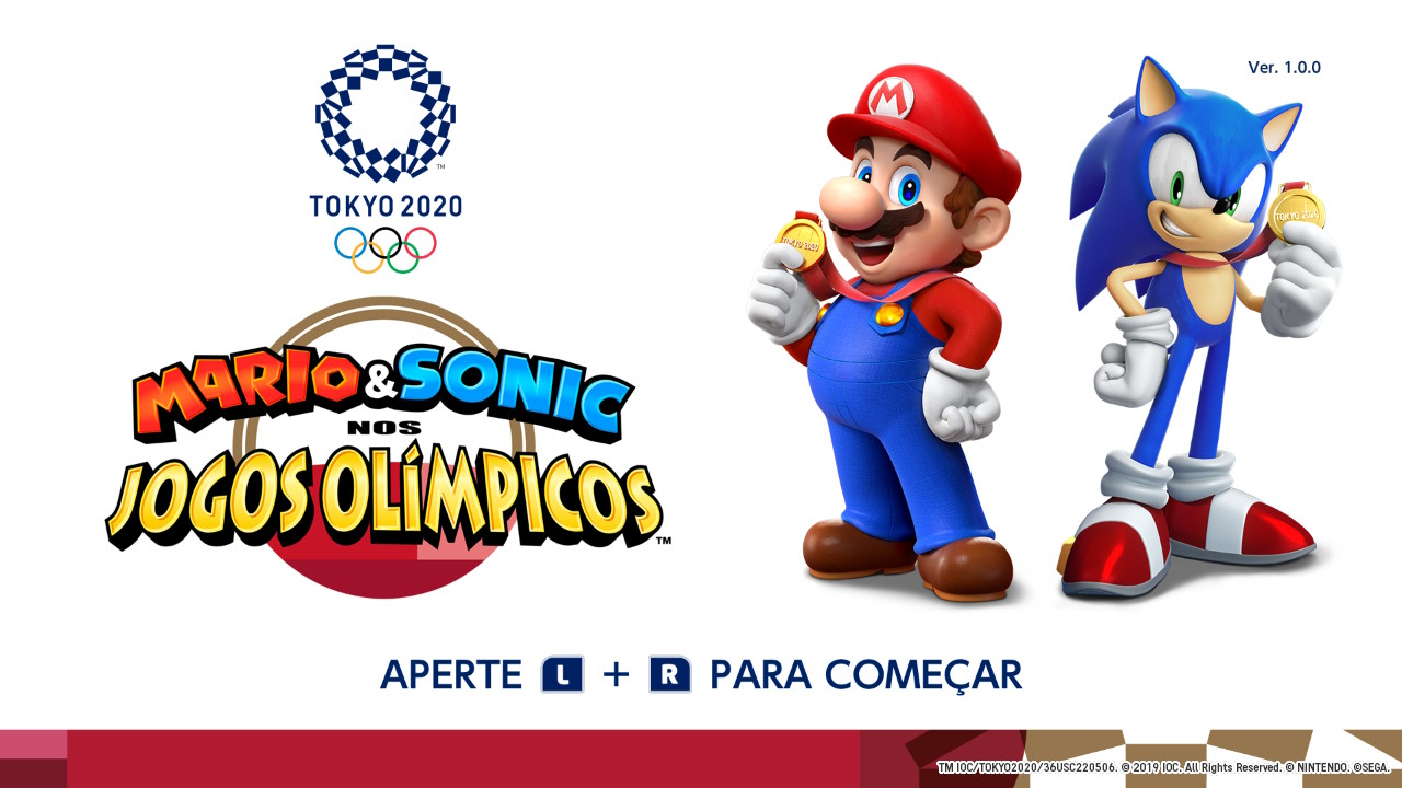 Sonic nos Jogos Olímpicos de Tóquio 2020 - Trailer de lançamento em PTBR 