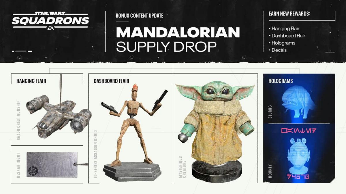 Star Wars Squadrons Mandalorian itens