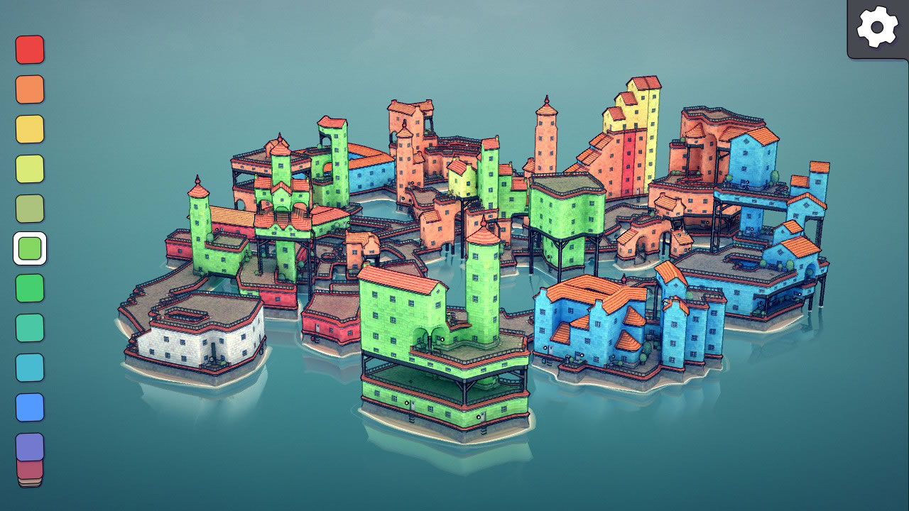 Townscaper jogo gratuito para jogar no navegador - Townscaper construi